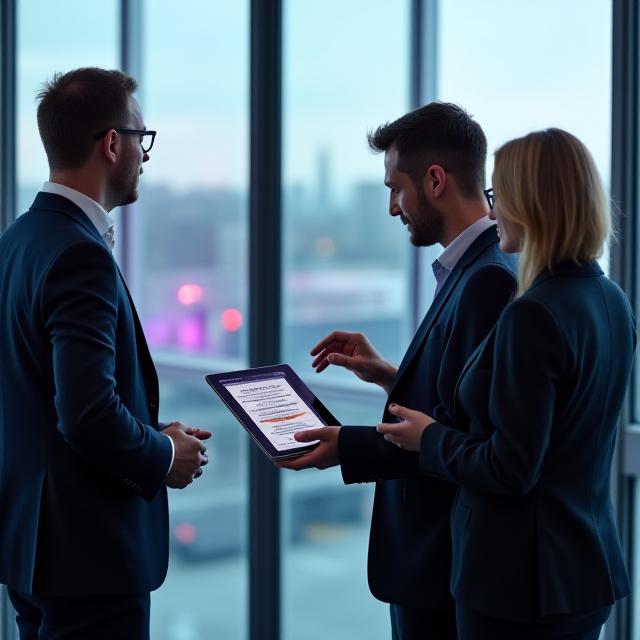 Successful supply chain management meeting