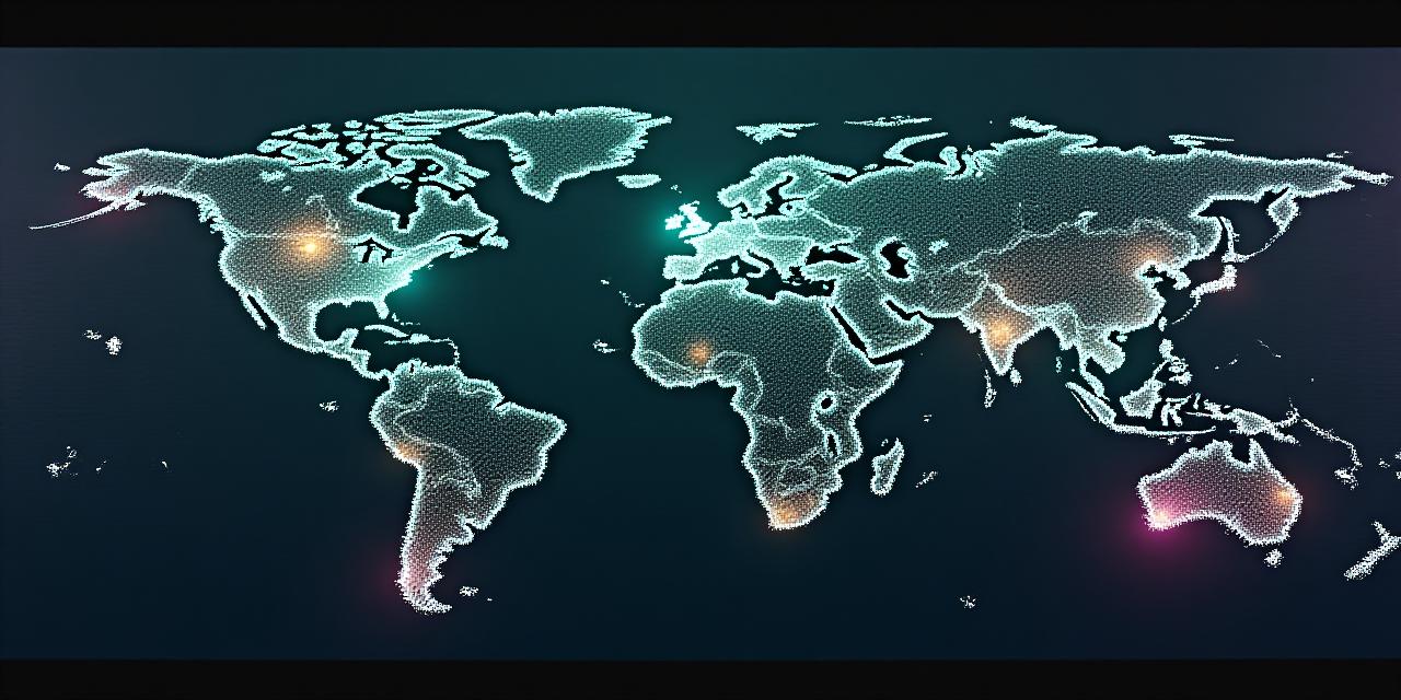 Secure digital logistics network visualization